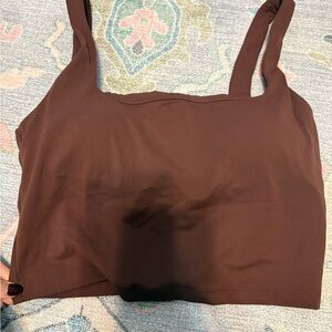CRZ YOGA Brown Sports Bra! Size large! NWT color is brown!